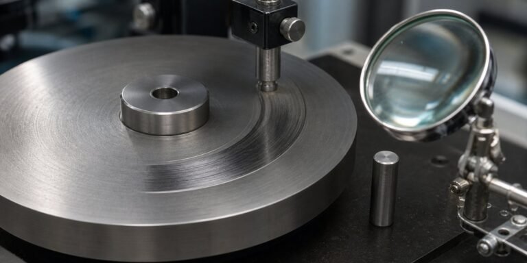 4140 steel pin and gear surfaces under wear inspection