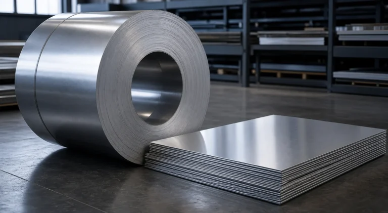 430 stainless steel sheet and coil stock in a service center